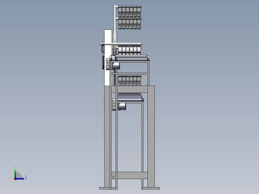 育苗盆自动分离机的设计 左视缩略图