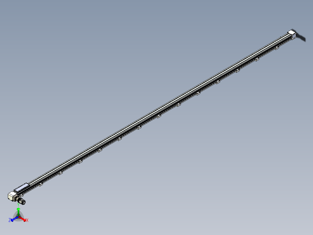 同步带滑台-欧规B8-L176-S5300-L-ZP40-D3-N5主视图