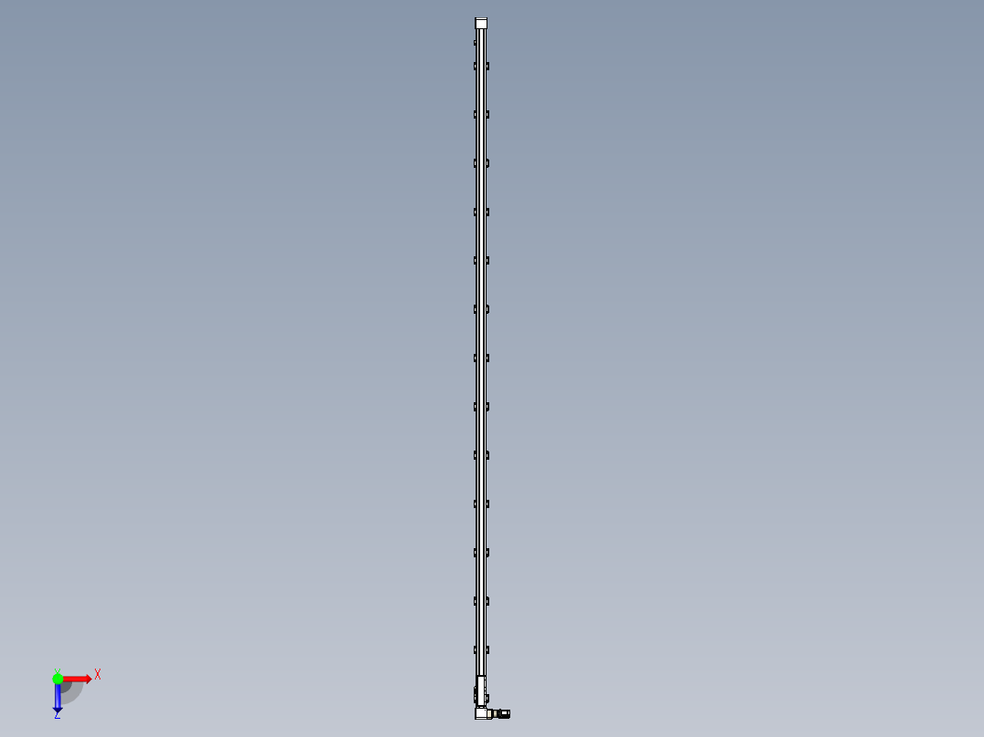 同步带滑台-欧规B8-L176-S5300-L-ZP40-D3-N5俯视图
