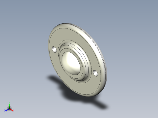 萬向滾珠51-3D多系列多零件图纸模型