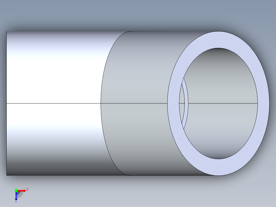 聚氯乙烯配件08-Sch80_45Elbow_SxS_817-010 _1in俯视图