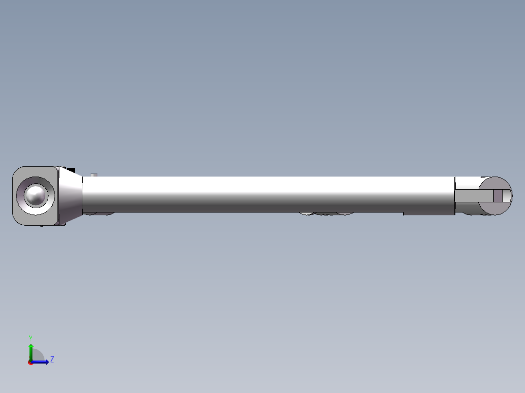 拐杖椅（多功能）左视图
