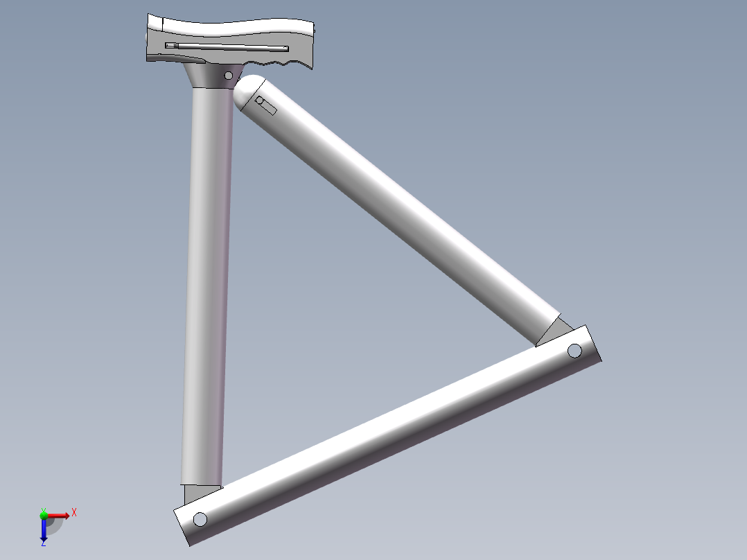 拐杖椅（多功能）俯视图