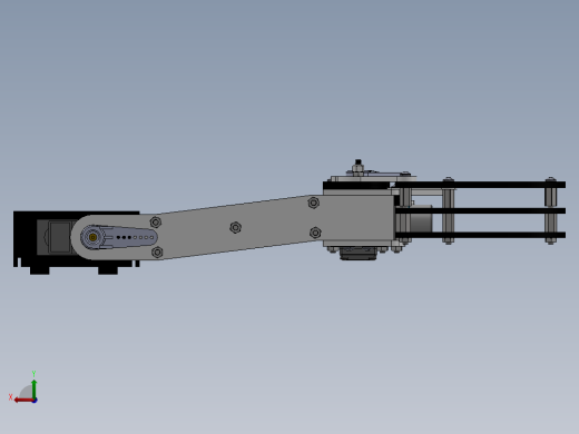 带传感器的机械臂结构后视缩略图