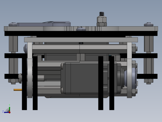 带传感器的机械臂结构右视缩略图