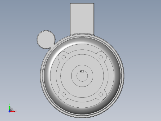 异步电机DJ_YS系列(IP44)_IMB14型_YS-90L-6前视缩略图
