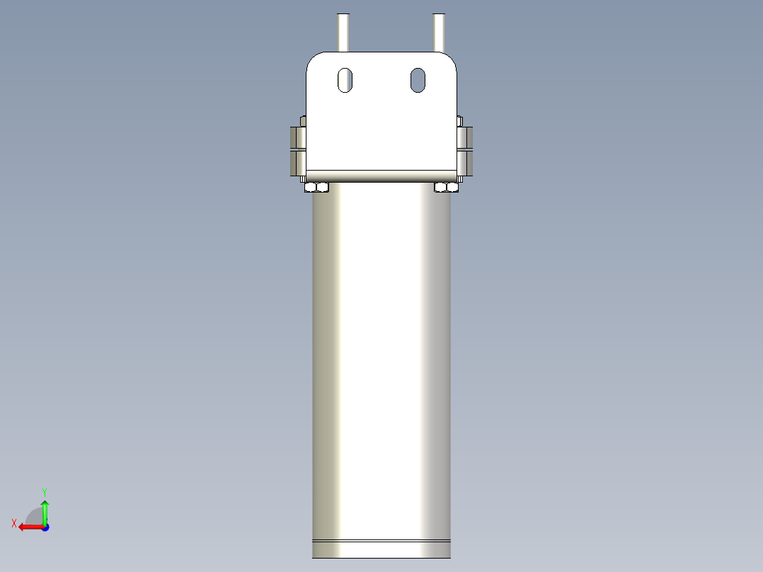 冷却器-换热器后视图