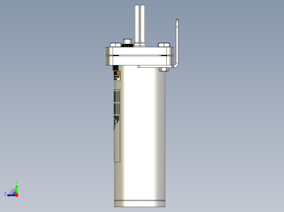 冷却器-换热器右视图