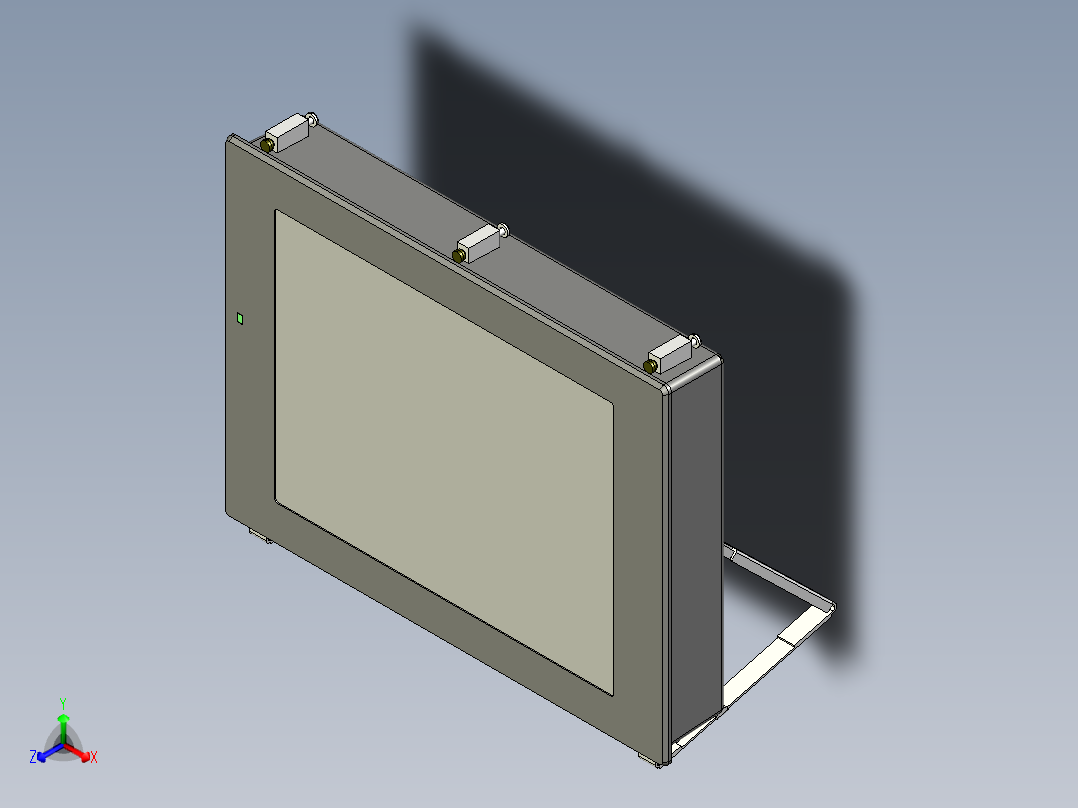 基恩士VT3-X15_kc图纸模型正等轴测图