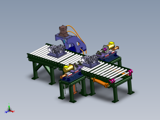 发动部件加工机主视缩略图