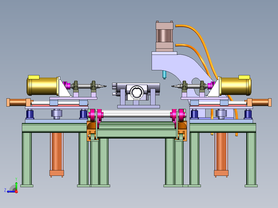 发动部件加工机右视图