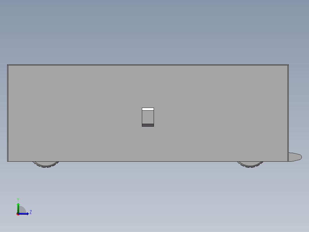 AGV智能车设计左视图