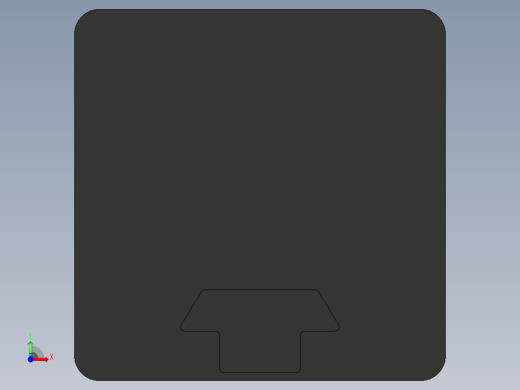 型材-BR 45X45 END PIECE FOR SLIDING DOOR PROFILE 3842191194前视缩略图