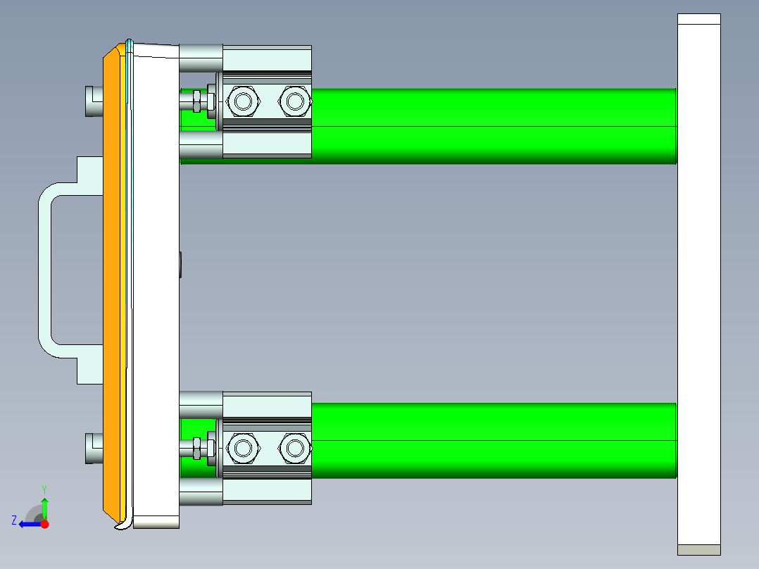 ux301-a-cnc7笔记本CNC工装夹具三维模型-8-28右视图