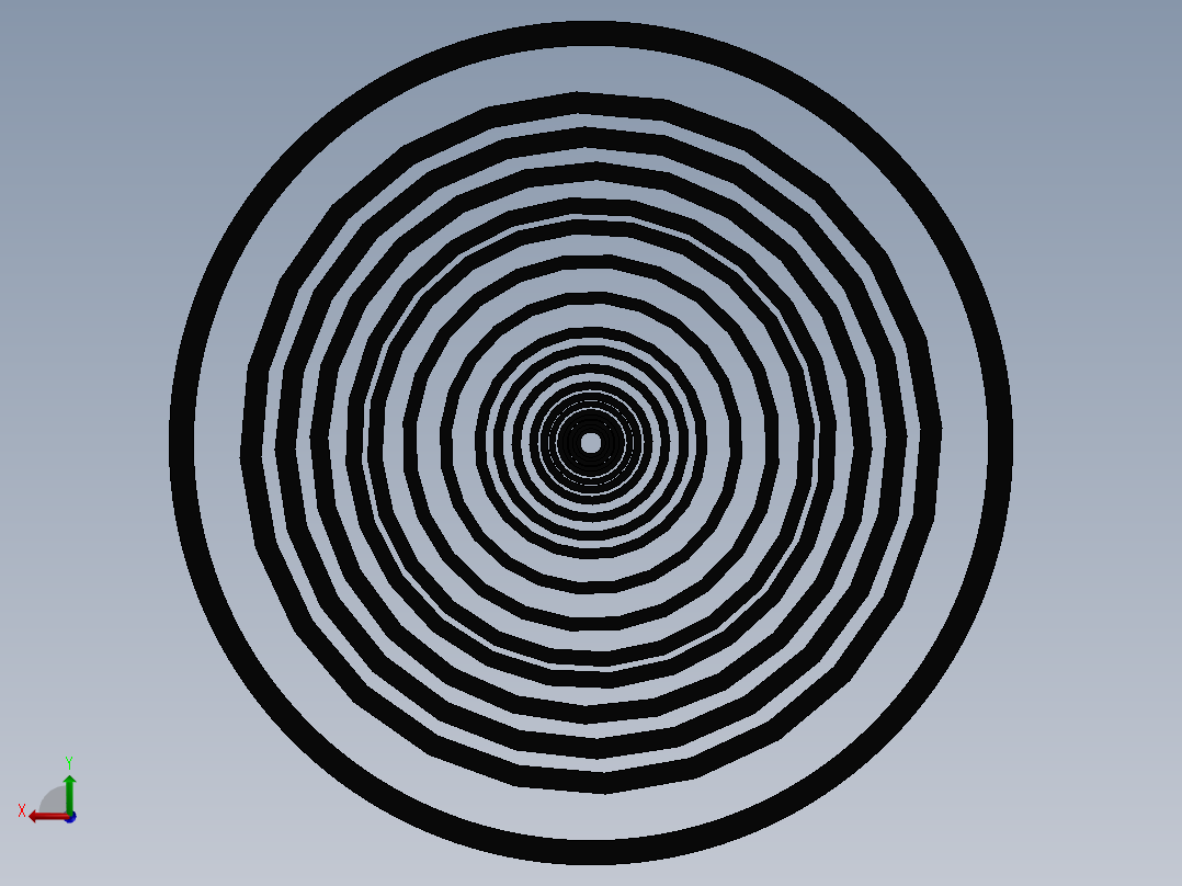 管件接头、螺纹接头、三通(50)后视图