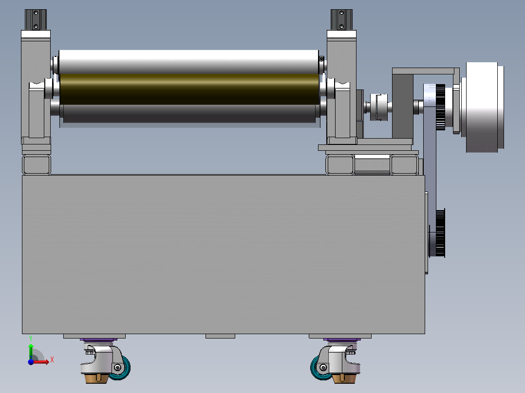 广告贴膜压合机sw18可编辑后视图