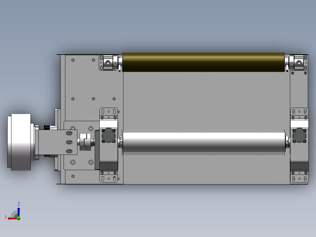 广告贴膜压合机sw18可编辑俯视图