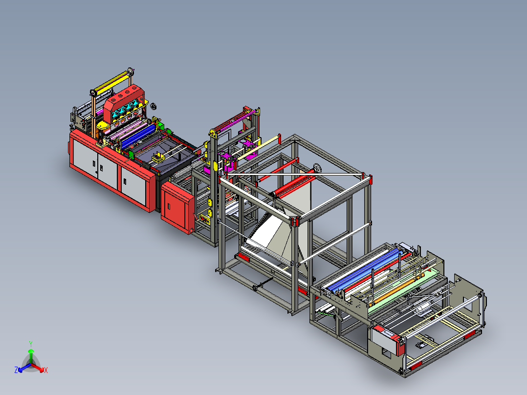 无纺布提袋机step