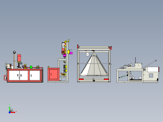 无纺布提袋机step前视缩略图
