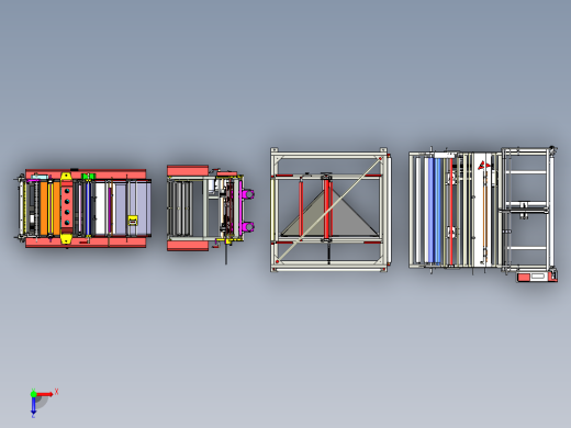 无纺布提袋机step俯视缩略图