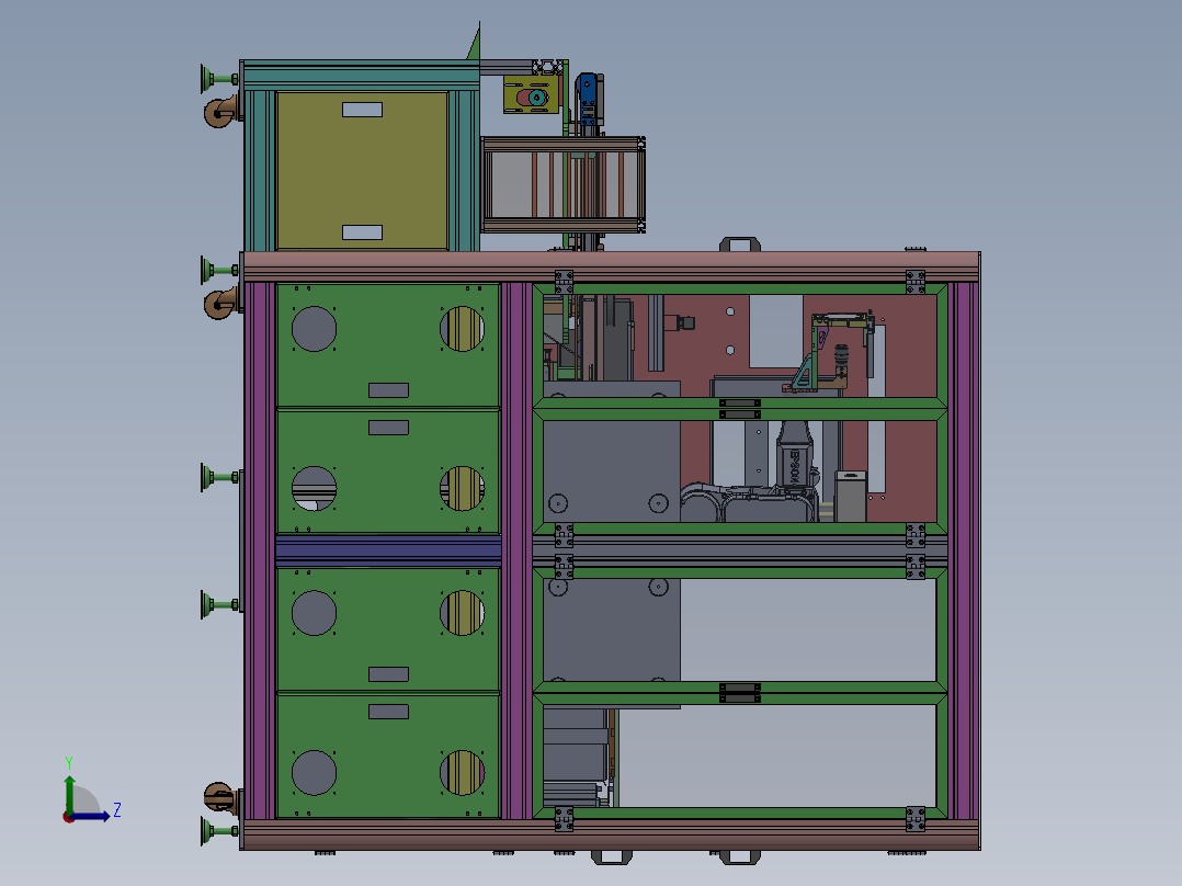 手机喇叭检测线sw22左视图