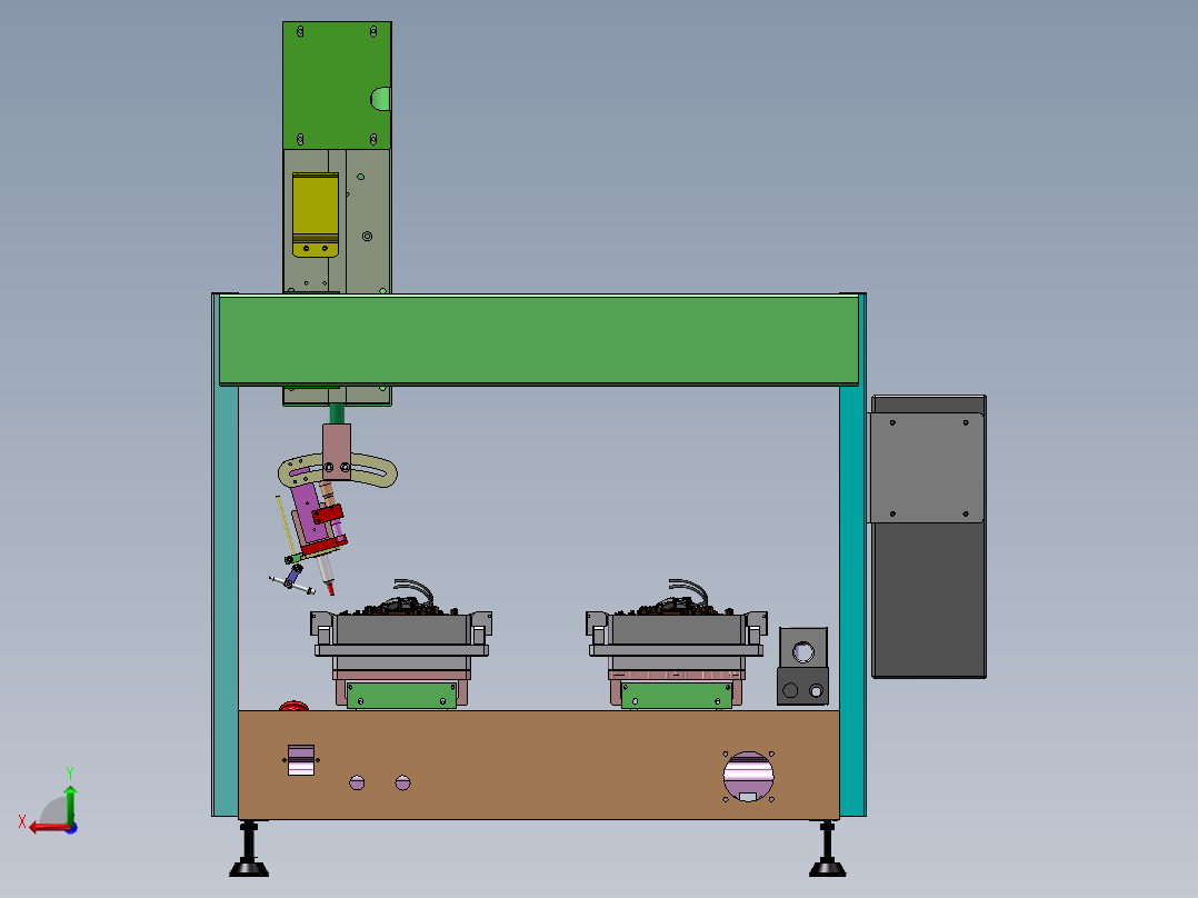 加热片线焊接sw20后视图