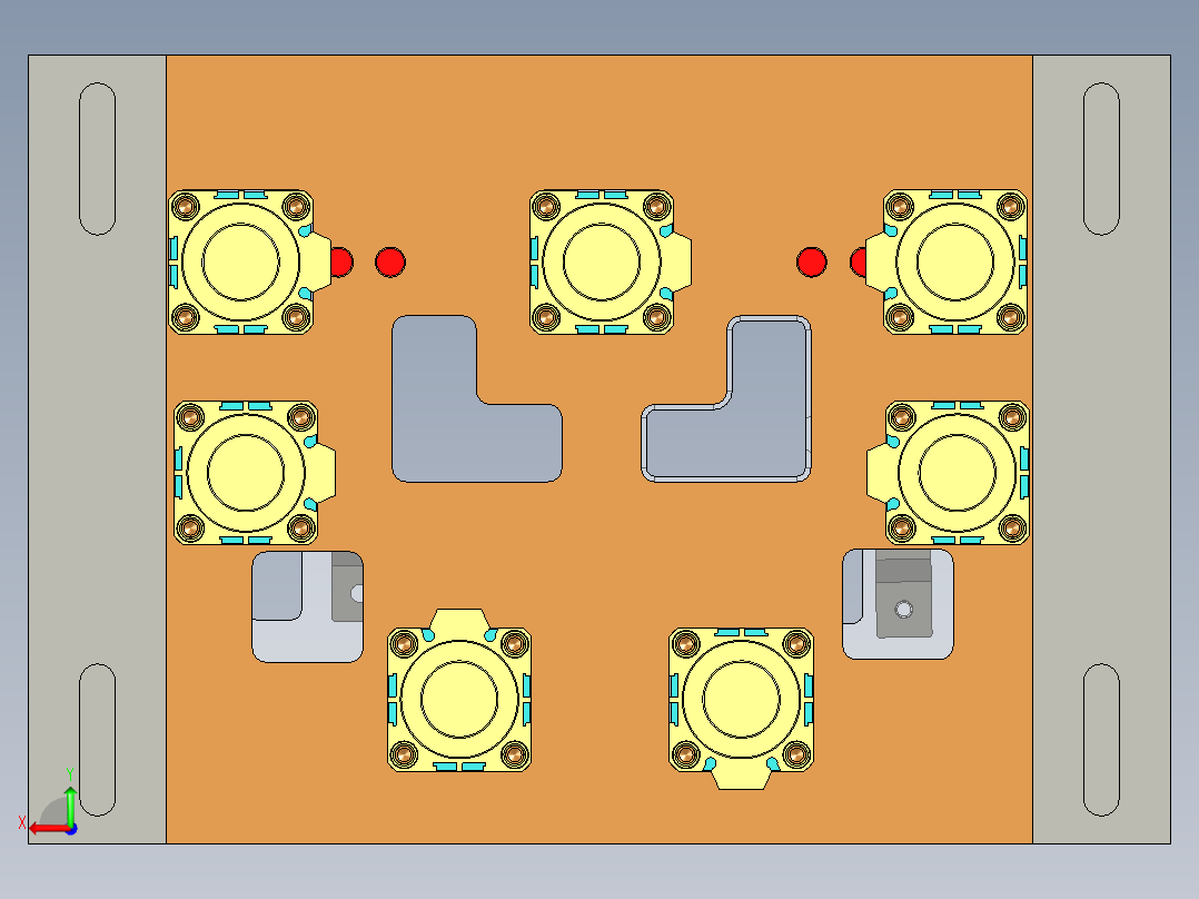 H1-C-笔记本CNC工装夹具三维模型CNC1铣外形-210425后视图