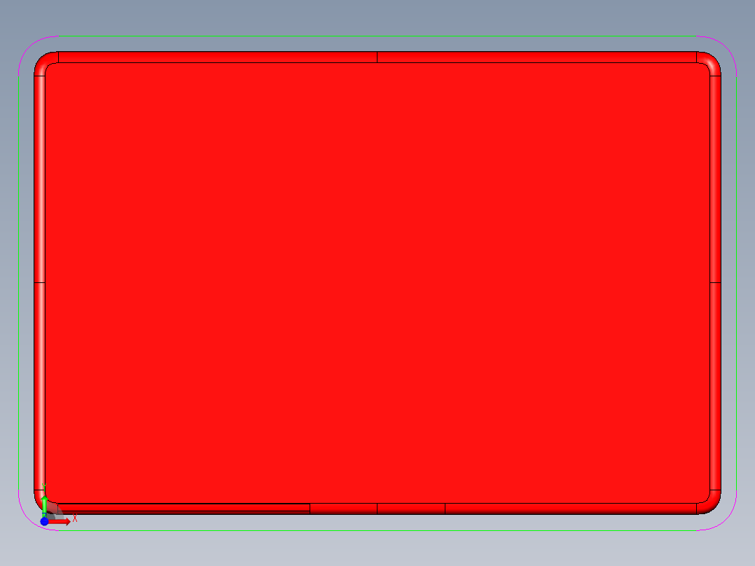 平板电脑外壳铣外观面程序图档前视图