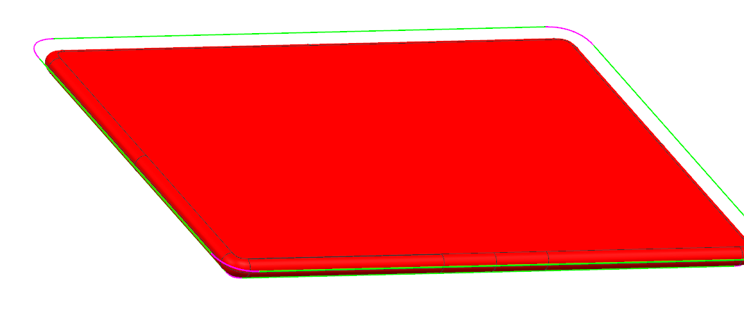 平板电脑外壳铣外观面程序图档