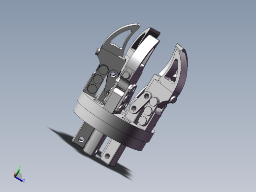 五爪夹持机构_爱给网_aigei_com
