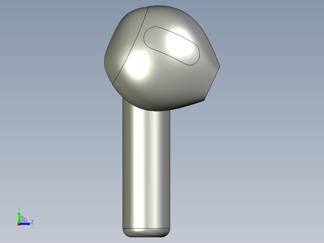 air-pod耳机左视图