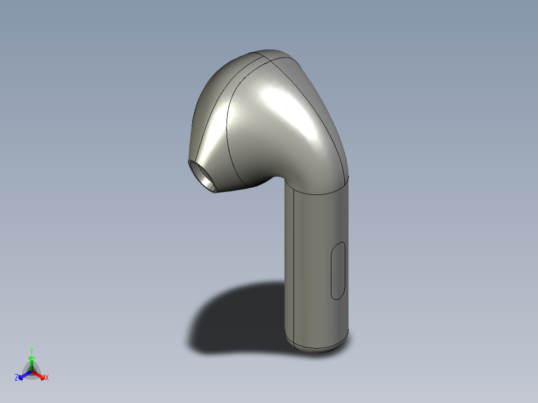 air-pod耳机正等轴测图