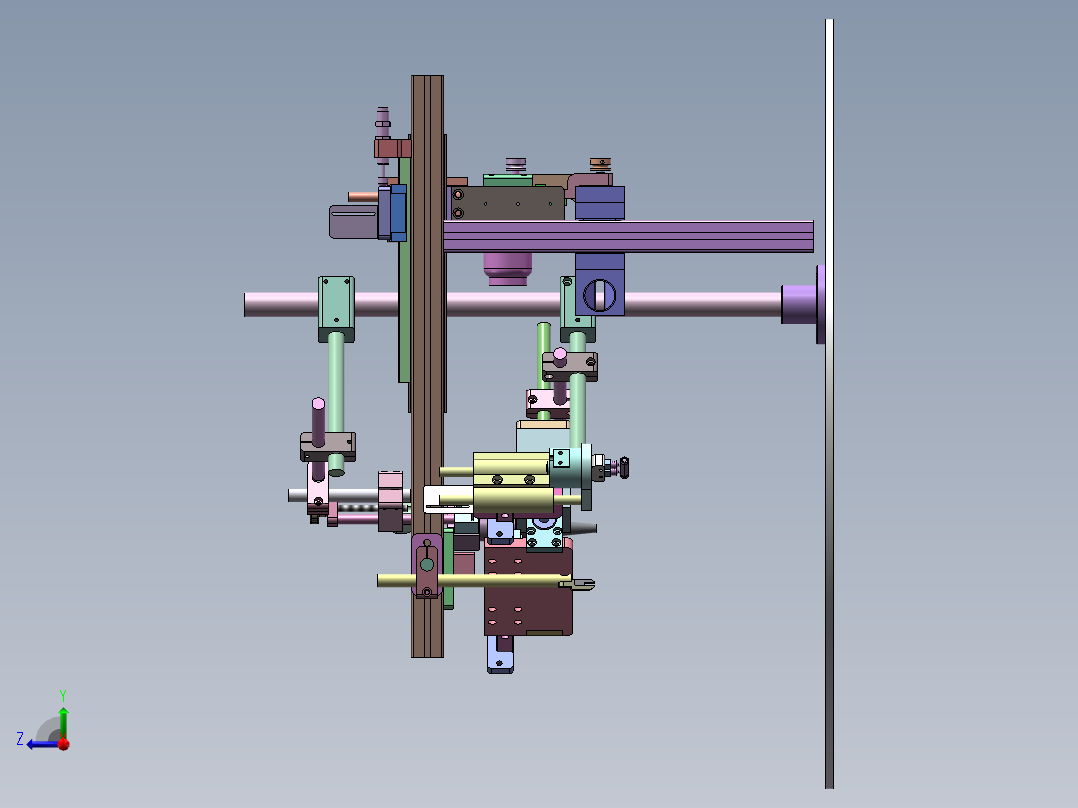 A300 手表机芯自动装配工位机右视图