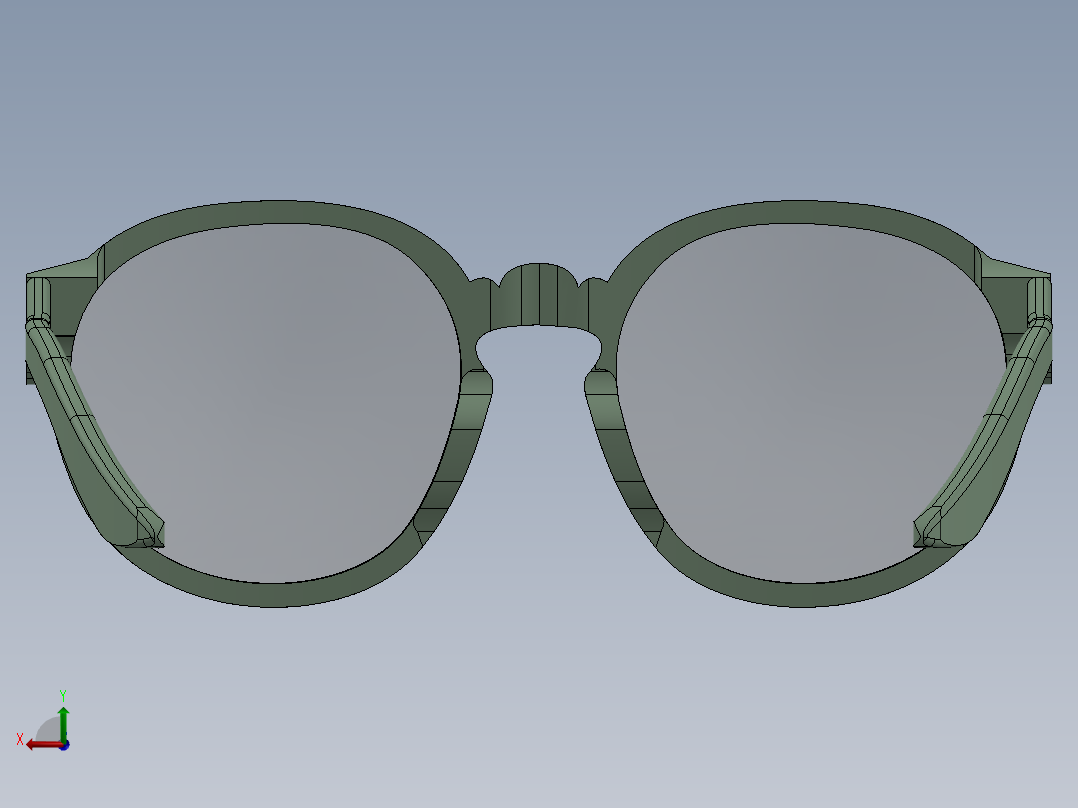 眼镜、墨镜(2)后视图