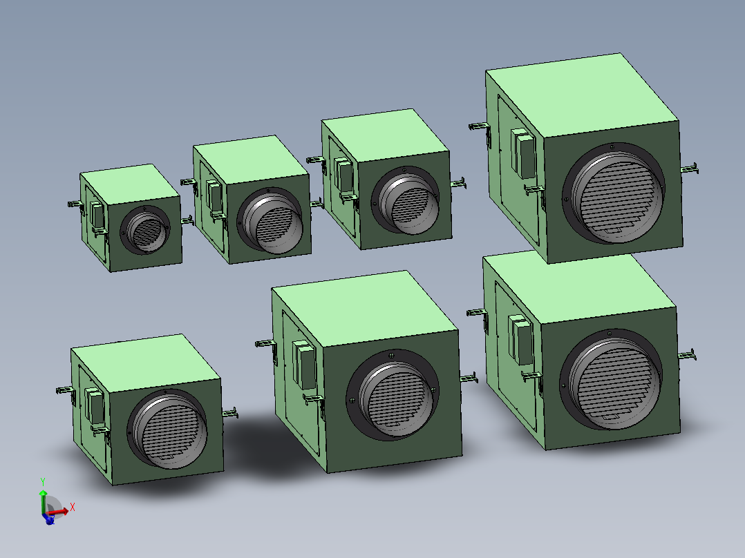 7款 YD系列静音风机系列模型 407707