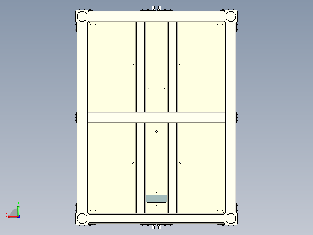 带主轴的 ABB IRB 140 机器人单元后视图