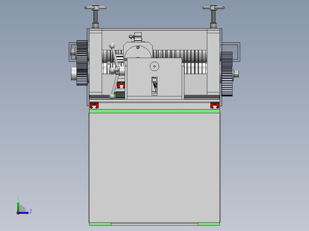 自动拉拔机  sw20左视图