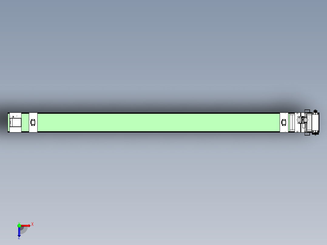 自动拉拔机  sw20俯视图