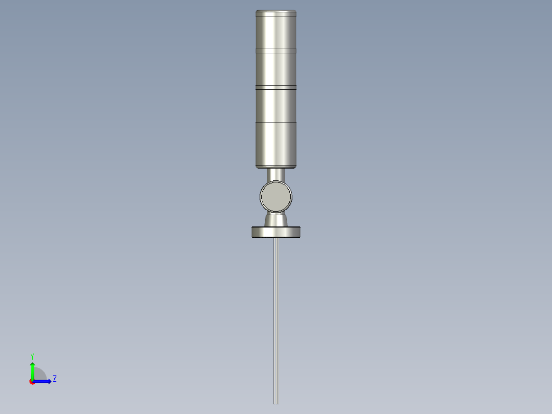 3色灯-T50-3W-J-DC24品邦左视图