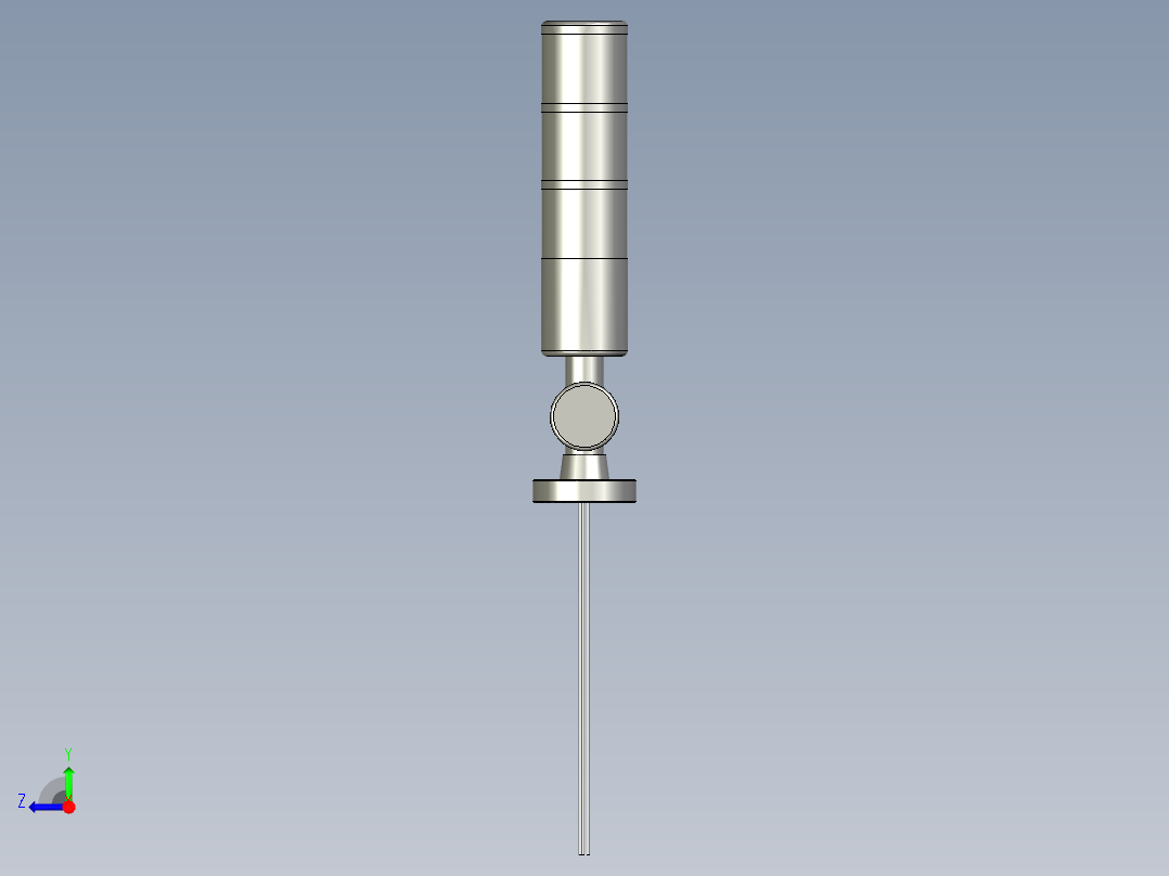 3色灯-T50-3W-J-DC24品邦右视图