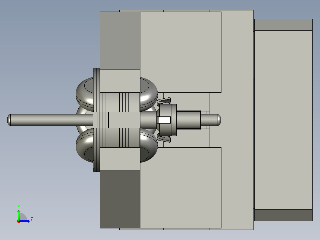 气缸手指夹爪安装板组件-1-2左视图