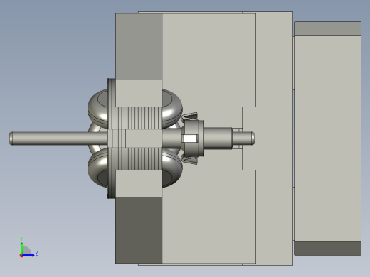 气缸手指夹爪安装板组件-1-2左视缩略图