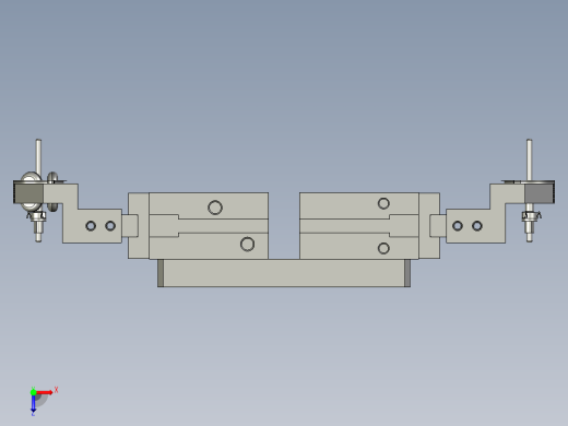 气缸手指夹爪安装板组件-1-2俯视缩略图