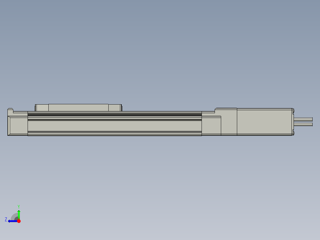 LEJS40S2A-200-RAA2H电动滑台右视图