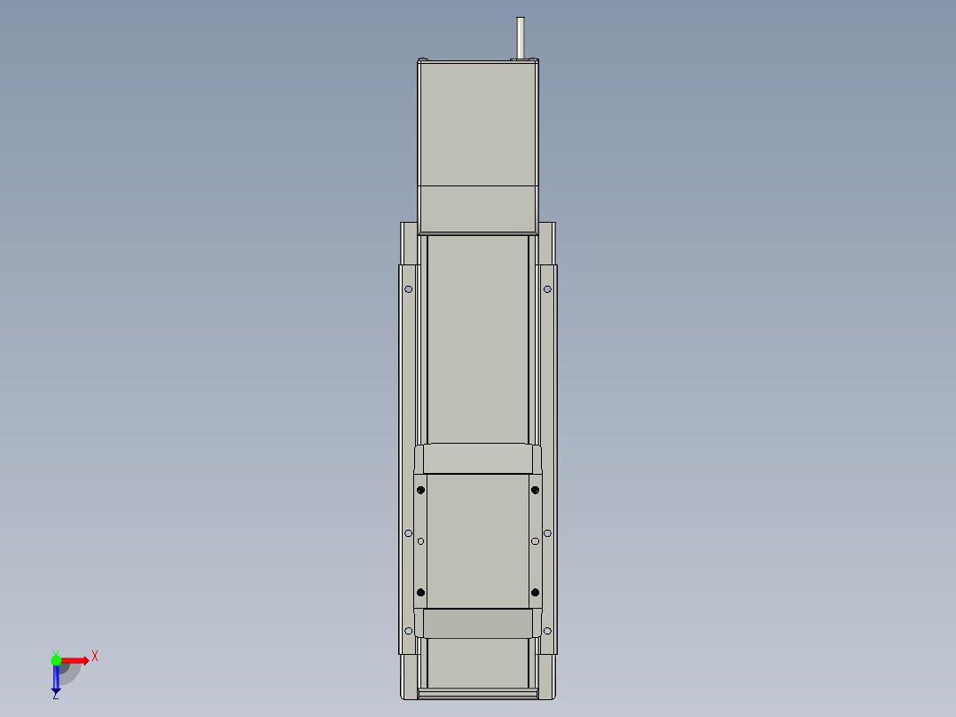 LEJS40S2A-200-RAA2H电动滑台俯视图