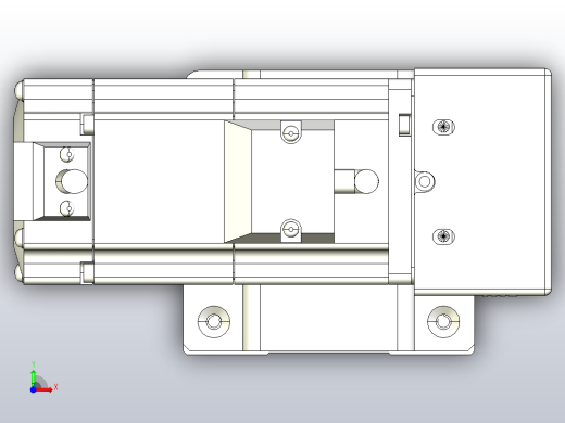 皮带直线轴半封闭可选导轨TPA-HNB-85S-90-L800-MR-C-P20-N3前视缩略图