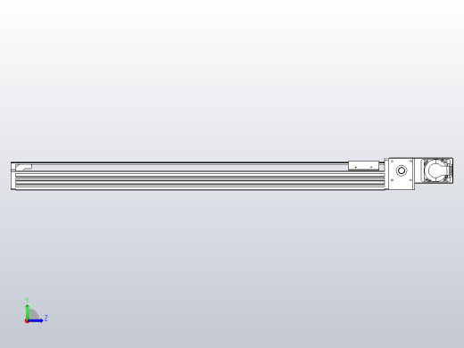 皮带直线轴半封闭可选导轨TPA-HNB-85S-90-L800-MR-C-P20-N3左视缩略图