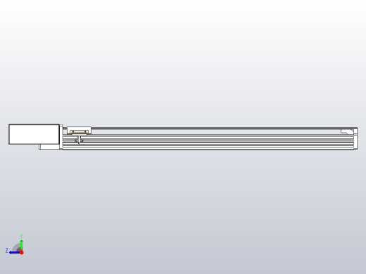 皮带直线轴半封闭可选导轨TPA-HNB-85S-90-L800-MR-C-P20-N3右视缩略图