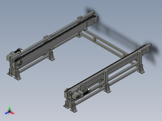 矿用半封闭式链条输送装置