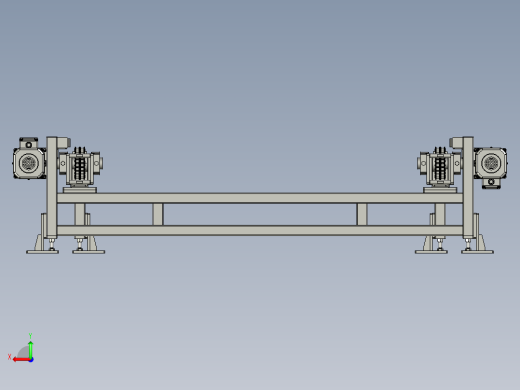 矿用半封闭式链条输送装置后视缩略图